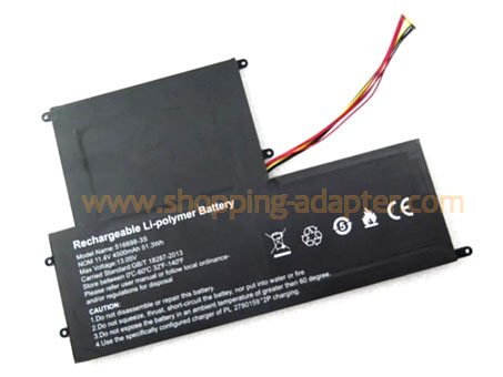 UTL-516698-3S Battery, Other UTL-516698-3S EVC156-1 EVC156-2 EVC156-1BK EVC156-2BK Replacement Laptop Battery